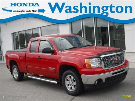 2012 Fire Red Gmc Sierra 1500 Sle Extended Cab 4x4 142915666 Photo 11