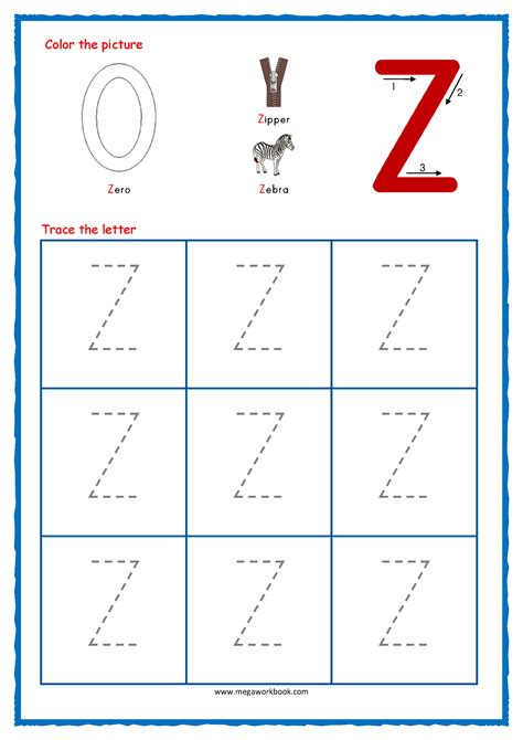 Letter Z Worksheets To Print Activity Shelter Free Printable Letter Z