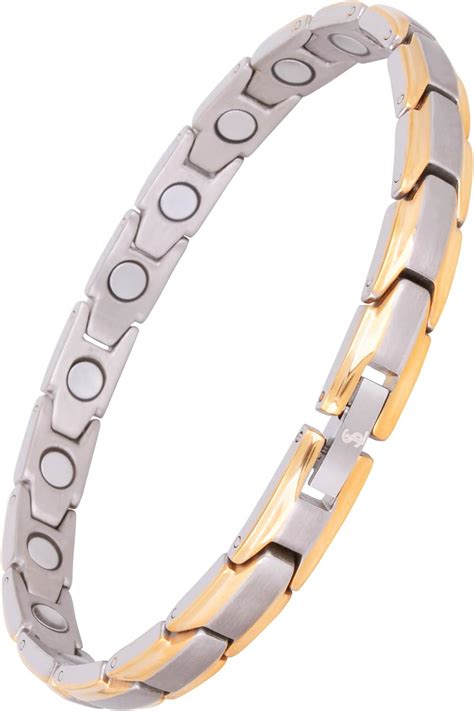 Smarter Lifestyle Elegant Womens Titanium Magnetic Therapy Bracelet