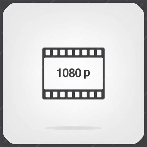 Premium Vector 1080p Full Hd Sign