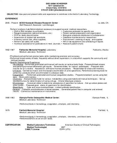 As a medical lab technician, you can expect to make a median wage of $51,770 per year, or $25 per hour, according to the bls. FREE 8+ Sample Medical Technologist Resume Templates in MS ...