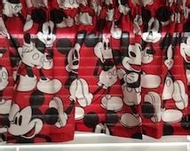 unique mickey mouse valance related items etsy