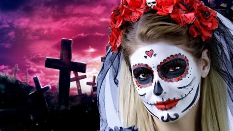 Lovely Skull Bride Halloween Makeup Tutorial Ilinca Wolff Youtube