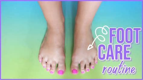 My Foot Care Routine How To Get Soft Pretty Feet Youtube