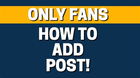 26 How To Post A Picture On Onlyfans Ultimate Guide 062023