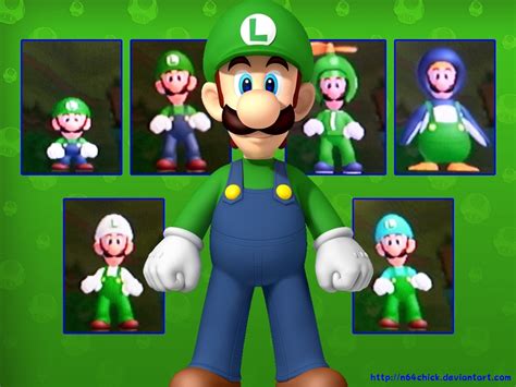 Luigi In New Super Mario Bros Wii Luigi Wallpaper 32209851 Fanpop