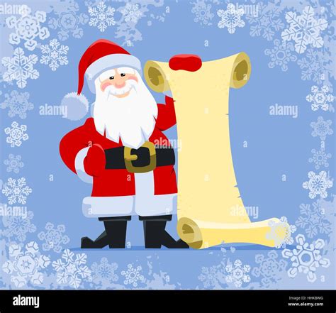 Santas Wish List Stock Vector Image And Art Alamy