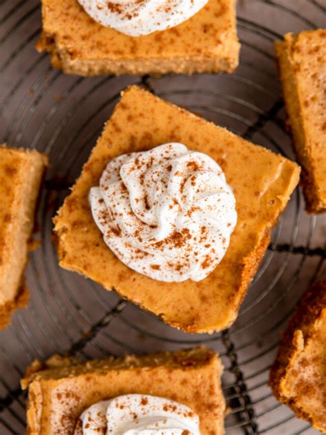 Pumpkin Cheesecake Bars Recipe Confessions Of A Baking Queen