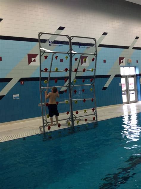 Kersplash Pool Climbing Wall At The New Richmond Area Centre In New