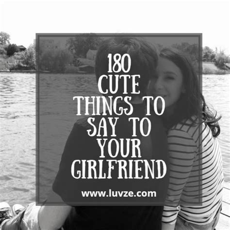 two people sitting next to each other with the words 80 cute things to say to your girlfriend