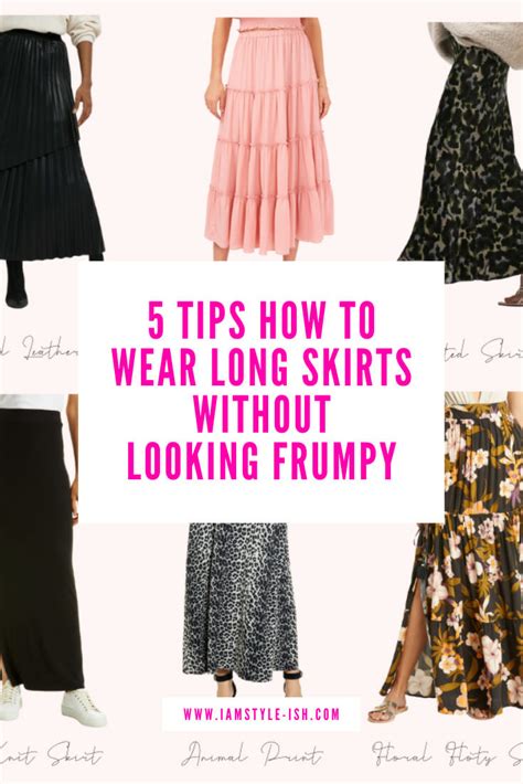 5 Tips How To Wear Long Skirts Without Looking Frumpy