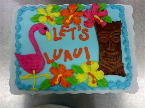 Luau Cake Cakecentral Com