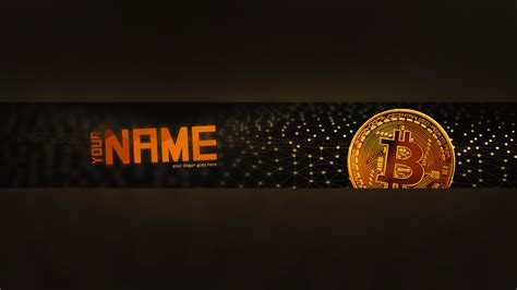 Free Bitcoin Youtube Banner Template 5ergiveaways