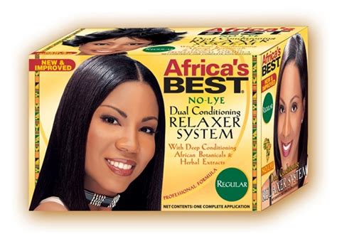 The effects of relaxers, if used incorrectly or too frequently can include scalp irritation, chemical burns, hair damage, breakage and hair loss. Africa's Best No-Lye Relaxer System (Regular)