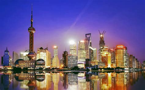 5 Five 5 Pudong Skyline Shanghai China