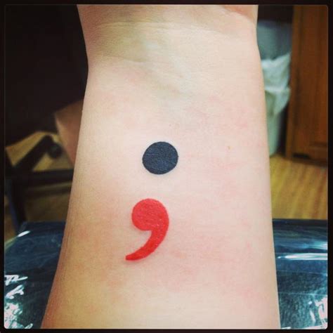 20 Cute Semicolon Tattoo Design Ideas Hative