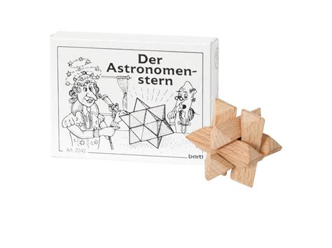 Odysseus kann sein dreiteiliges, rätselhaftes kreuz nicht mehr zusammenbauen. Mini Puzzle Der Astronomen-Stern