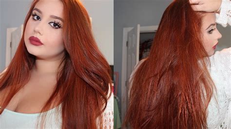 Dark Copper Red Hair Color