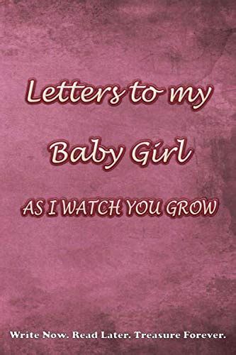 Letters To My Baby Girl As I Watch You Grow Plum Cover Blank Journal