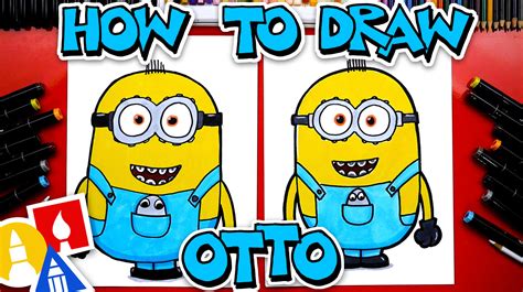 How To Draw Otto From Minions Rise Of Gru