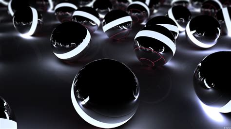 Wallpaper Black Sphere Circle Pok Balls Light Wheel Shape