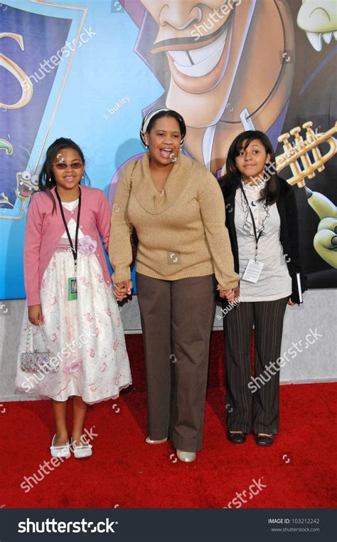 Chandra Wilson Daughters Joy Serena The Stock Photo 103212242