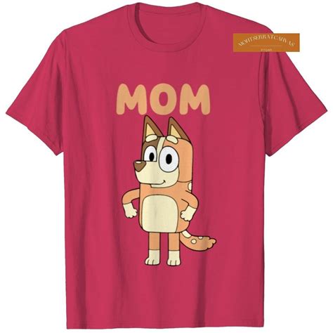 Retro Mom Bluey Shirt Bluey Mom Shirt Retro Chilli Heeler Etsy