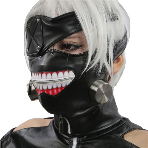 Tokyo ghoul kaneki's mask replica in hand review you can buy your mask on amazon: Japanese Anime Tokyo Ghoul Kaneki Short Straight Silver ...