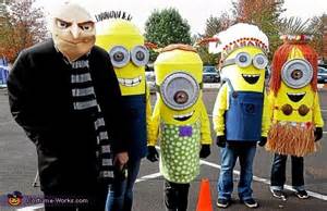 Gru And His Minions Group Halloween Costume