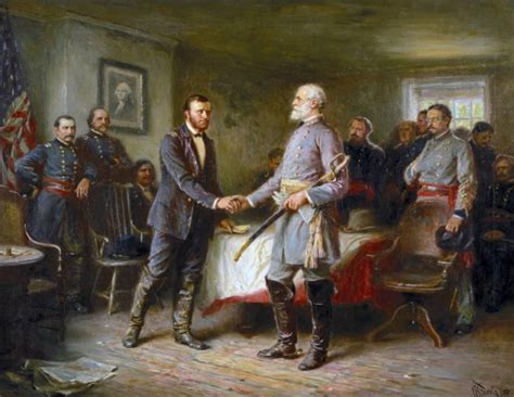 Surrender At Appomattox The Historic Meeting Between Lee And Grant