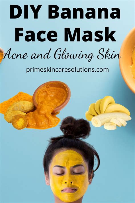 Diy Banana Face Mask For Glowing Skin And Acne Banana Face Mask
