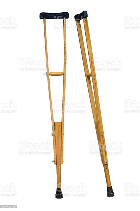 Crutch Made From Wood And Leather Stock Photo Download Image Now