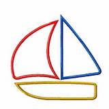 Pictures of Sailing Boat Template