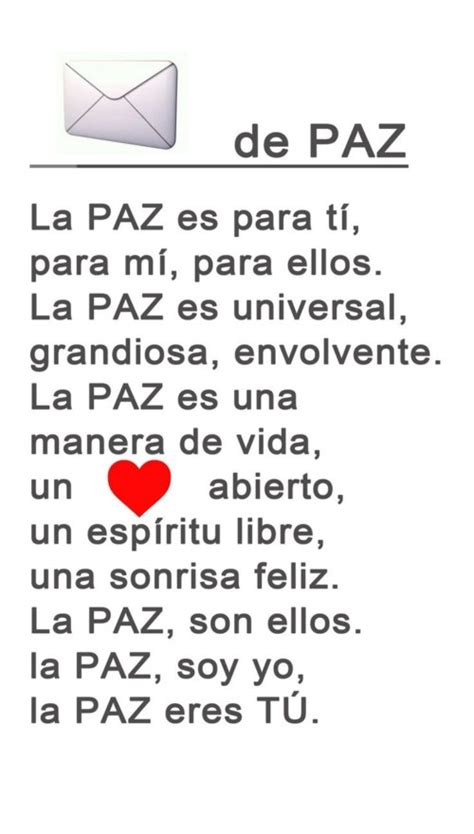 Imágenes Con Frases Alusivas A La Paz Y El Amor En El Mundo Todo Imágenes