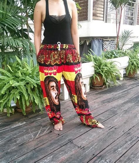 Kleidung And Accessoires Rasta Reggae Hose Harem Pant Hippie Rastafarian Unisex Free Size Damen €37 8