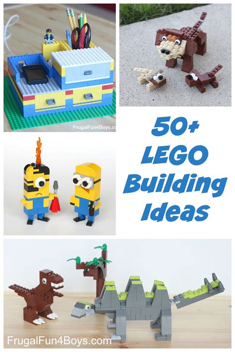 50 Lego Building Projects For Kids Frugal Fun For Boys Lego For