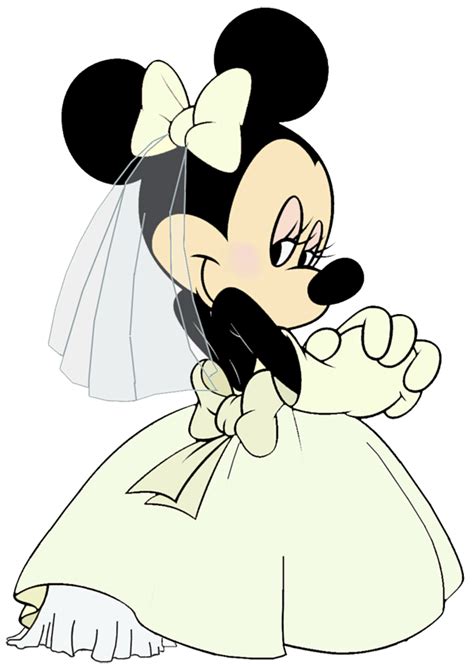 Minnie Mouse Bride Clipart