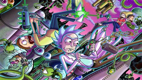 He spends most of his time involving his young grandson morty in dangerous, outlandish adventures throughout space and alternate universes. Wallpaper Hd Rick And Morty 38 1920x1080 (1080p ...