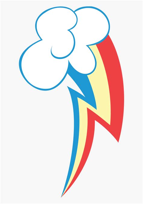 Rainbow dash is a g4 pegasus pony. Mlp Rainbow Dash Cutie Mark Base , Free Transparent ...