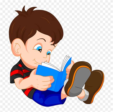 Transparent Vandalism Clipart Cute Child Reading Clipart Png