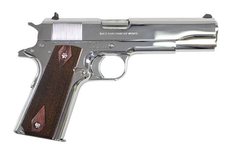 Colt 1911 Government 45 Acp Pistol With High Polish Finish Sportsman