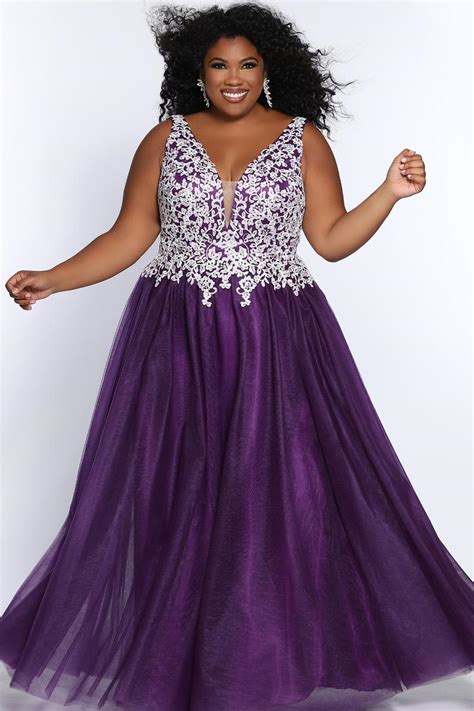 Sydneys Closet Plus Size Prom Sc7291 Welcome To Chantilly Bridal