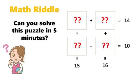 Math Riddle With Answer Can This Tricky Math Brain Teaser Be Solved In
