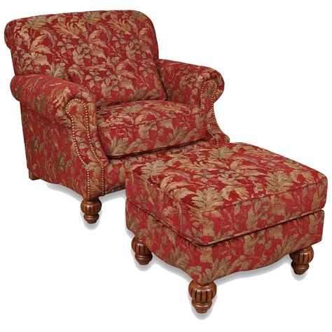 Benwood Upholstered Chair And Ottoman Set By England At Miller Brothers