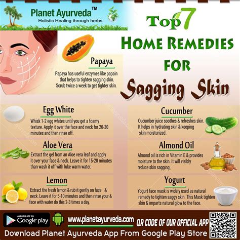 Home Remedies For Sagging Skin Naturalhairlossremedy Skin Tightening