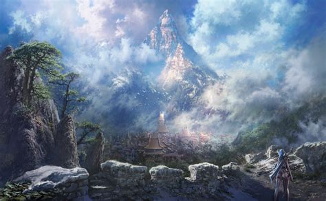 Mountain Anime Wallpapers Wallpaper Cave