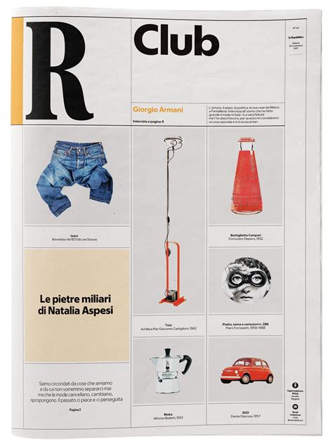 La Repubblica Newspaper Typography And Layout Award Winning Rebranding Dandad