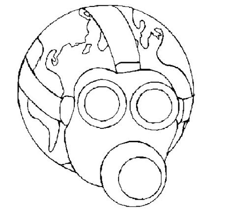 Gas Mask Coloring Pages At Free Printable Colorings