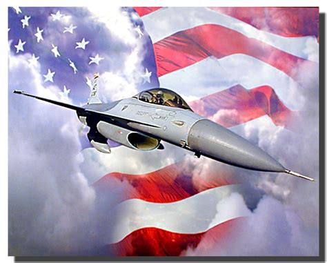 F 16 Falcon Picture American Flag Airplane Posters Aviation Posters