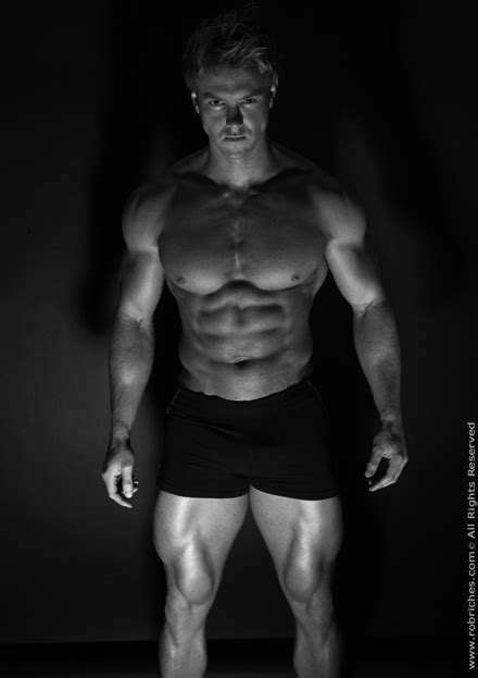 Rob Riches Rob Riches B W Early Fitness Model Great Muscle Bodies